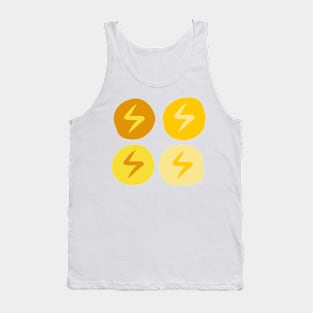 Sowilo in Yellow (Runes and Colors) Tank Top